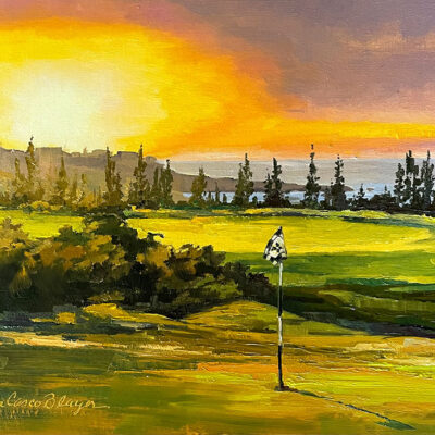 Sunset on the Plantation Course 18th Hole