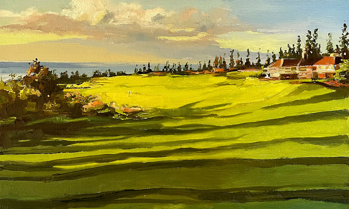 Plantation Courses: Evening Shadows on the 18th Hole